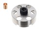 Cloche d'embrayage MBR Racing 19 dents hélicoïdale, vélomoteurs Puch E50