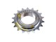 Roue libre de pédalier chromée 18 dents, 1/2 x 1/8, vélomoteurs Pony/Puch/Sachs/Tomos/Ciao/SI