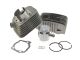 Kit Pinasco "silver edition" Ø 46mm alu avec culasse Piaggio SI, axe de piston 12mm