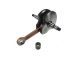 Vilebrequin Jasil axe 12mm, moteur SACHS 503