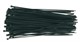 Colliers/Collson/Rilsan en plastique noir 3.5 x 200mm (100 pcs)