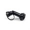 Tube purgeur hünersdorff PROFI, noir avec bouchon (raccord Ø 38/29mm)