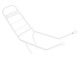 Porte-bagages (central) blanc Puch Maxi S