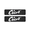 Schriftzug für Tank -CIAO Carbon look «weiss» Piaggio Ciao (C7, C9)