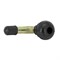Valve tubeless coudée 90° noir, pour jante alu