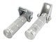 Cales pieds alu RACING repliables (paire)