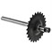 Tretlagerwelle 215mm, 24Zähne, Peugeot 103