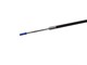 Embout de cable alu noir, 2mm (50 pcs.)