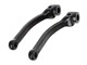 Kit manivelles de pédalier gauche+droite 180mm qualité 1A noire, universelles Puch type origine