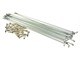 Kit rayons de roue INOX, 36pcs. 191mm x Ø 2,6mm, 90° tête de rayons incluses
