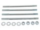 Jeu de goujons pour cylindre, (4pcs) M7x120mm, vélomoteurs Tomos