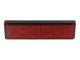 Catadioptre/reflecteur arrière rectangulaire/rouge à visser, homologué CE