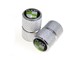 Bouchons de valve "PUCH", argent