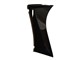 Bas de tablier latéral, avant gauche, YAMAHA T-Max 500cc 2001-2007, noir brillant