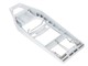 Porte bagage AKOA blanc (clapet fermeture inclus), vélomoteur Puch X30