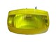 Optique de phare avant, anciens vélomoteurs Piaggio Ciao SC, jaune