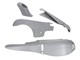 Kit carrosseries/caches latéraux complet, gris, Puch X30 Velux (nouveau modèle)