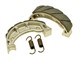 Bremsbacken AKOA Racing geschlitzt Ø 90x18mm Speichenrad vorne, Ciao, Si, Bravo, Sachs ect