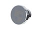 Tankdeckel Puch Maxi eckig Alu Chrom, mit Puch Logo