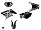 Kit déco stickers Predator noir, moto 50cc MBK X-Limit 2007 à 2011