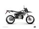 Kit déco stickers Predator blanc, moto Derbi 50 X-Trem, X-Race 2005 à 2009