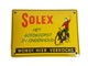 Emaille Schild Solex 10 x 14 cm