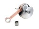 Vilebrequin AKOA type origine renforcé axe 10mm, vélomoteurs Piaggio Ciao, Si, Bravo, Boxer