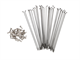 Kit rayons de roue (36 pièces) roues 17", 2.60 x 188mm en inox, type origine, vélomoteurs PUCH