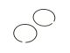 Jeu de segments Akoa 41mm (version a clapet), vélomoteurs Sachs 502