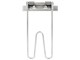 Attache / étrier / pince porte-bagages chromé MBK Cady
