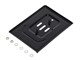 Support de plaque d'immatriculation INOX, cyclo/boguets...