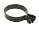 Collier de silencieux déchappement, couleur noir,  Ø 70mm