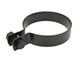 Collier de silencieux d'échappement, couleur noir, Ø 70mm