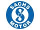 Autocollant SACHS 60mm, pour réservoir
