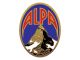 Autocollant sticker 38x50mm ALPA original époque