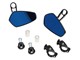 Paire de retroviseurs de guidon (13 et 17mm) noir, universel