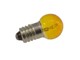 Rücklichtbirne E10, gelb 6V/6W, (e10) geschraubt