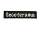 Ecusson SCOOTERAMA textile, a coller au fer à repassser ou a coudre.