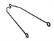 Renfort/Support de garde boue 315mm noir, roue 17", universel vélomoteurs Puch, Sachs50/2,503