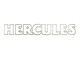Autocollant Hercules noir / blanc 189 x 28 mm