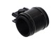Auspuffbride 28mm schwarz mit FPM-Gummi (hitzefest)