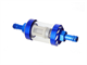 Benzinfilter blau Alu 8mm