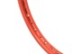 Cerceau de jante alu 1.20x17" rouge eloxé