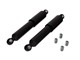 Paire d'amortisseurs 300mm noirs, adaptateur 8+10mm, universel vélomoteurs