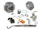 Pack AKOA Tuning 60cc 42mm, avec culasse, CH12 extérieur 100% original, vélomoteurs Puch
