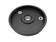 Plateau de roue arrière alu CNC MCRWK noir, vélomoteurs Piaggio Boxer 1 et 2