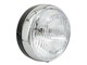Lampe Rund schwarz / Chrom (140mm)