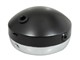 Lampe Rund schwarz / Chrom (140mm)