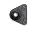 Plateau de roue arrière alu CNC MCRWK noire, vélomoteurs Piaggio Ciao, Si, Bravo