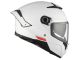 Casque MT Thunder 4 SV Blanc Brillant, double visière, taille : L